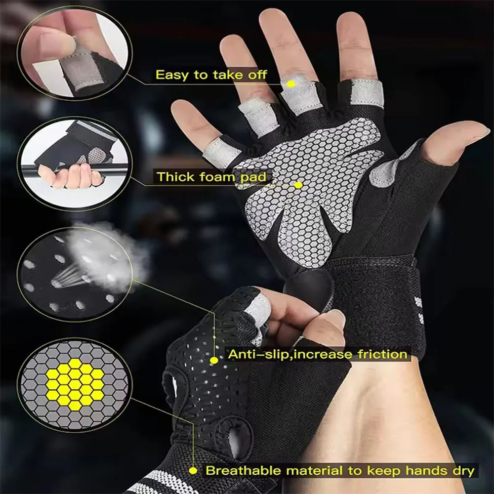 1 par de guantes de gimnasio d - Crossfit Training Gear reseña y precio