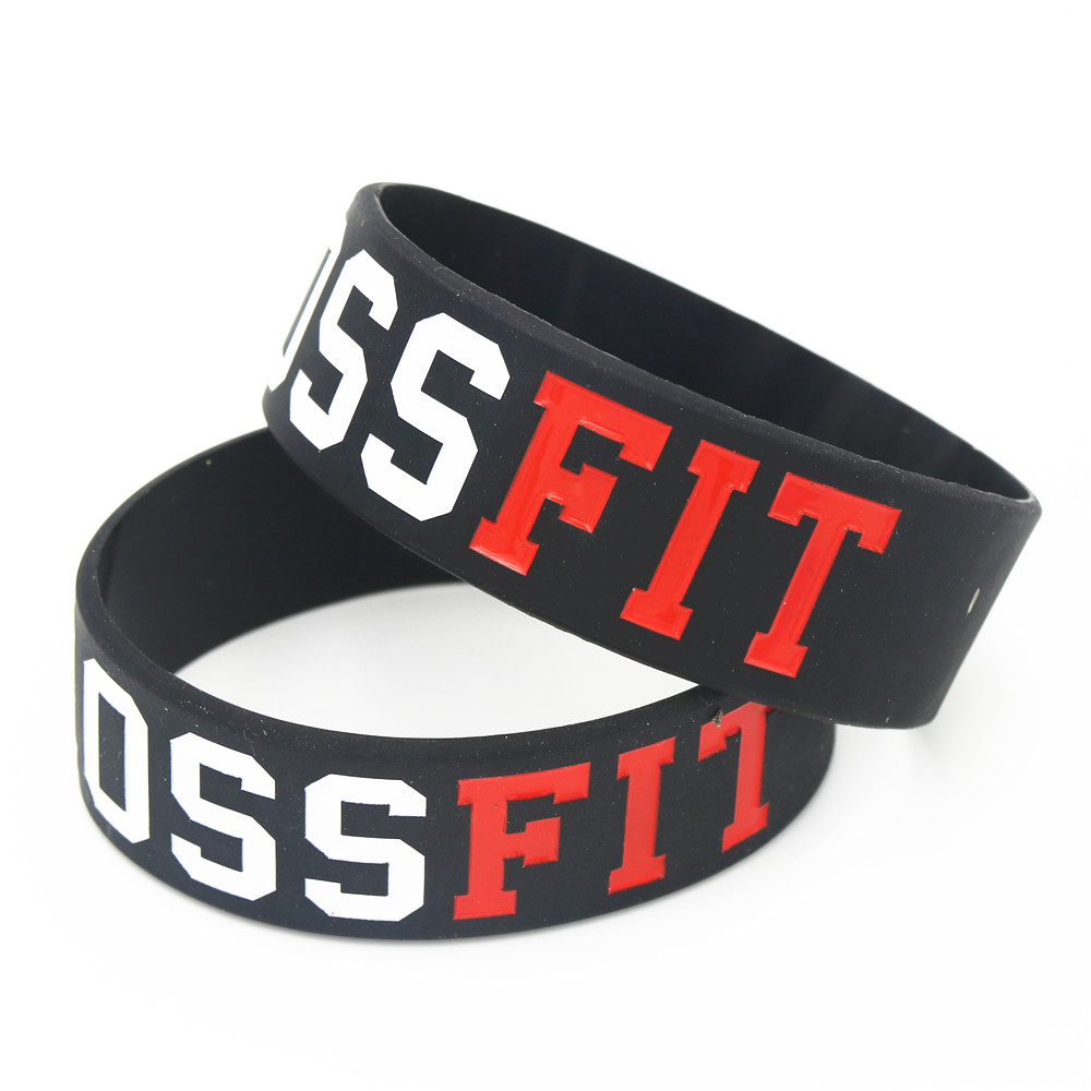 Pulseras cruzadas de goma de s - Crossfit Training Gear reseña y precio